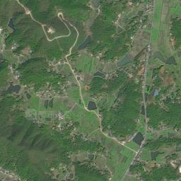 韶山冲龙脉卫星地图图片