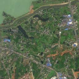 湘阴洋沙湖景区卫星地图