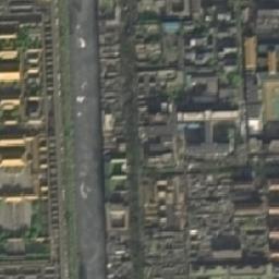 北京故宫景区卫星地图